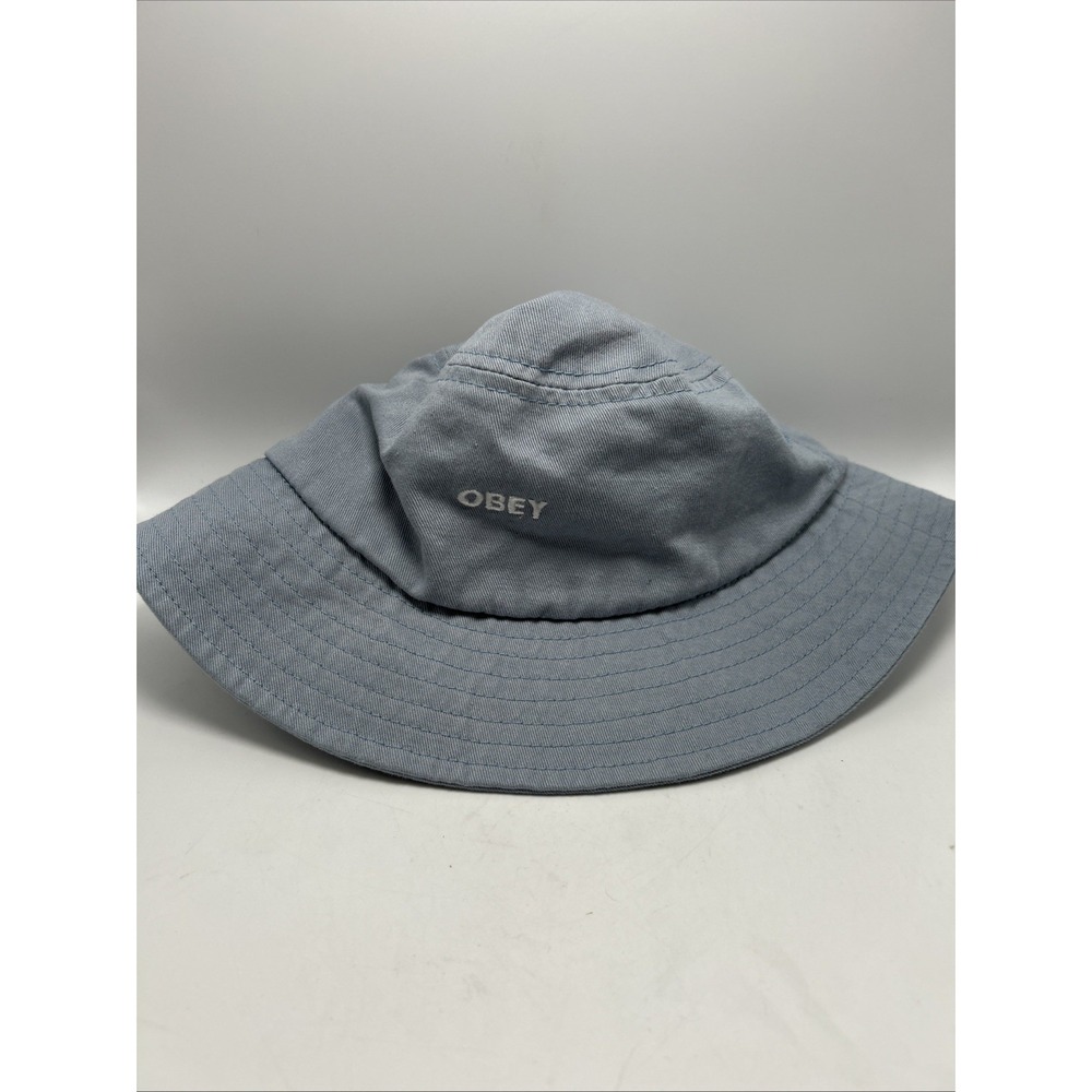Obey Bucket Hat Blue 100% Cotton